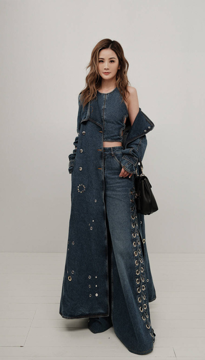 群星身着Chloé by Gabriela Hearst亮相Chloé 2023秋冬成衣秀