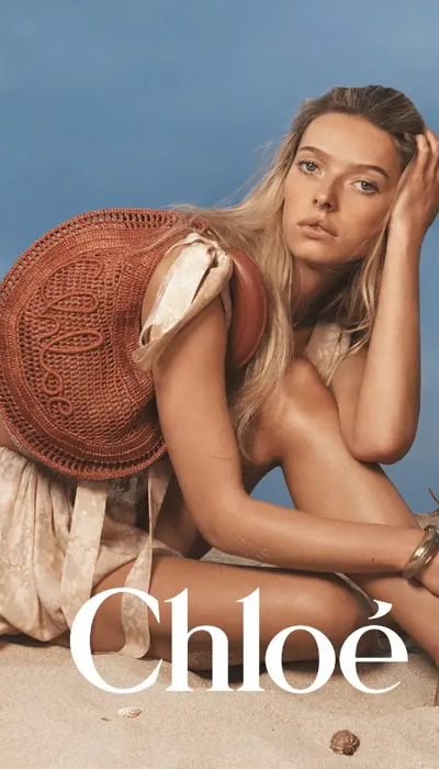 CHLOÉ发布 “CHLOÉ À LA PLAGE系列”: 由APPLE MARTIN 演绎夏日篇章